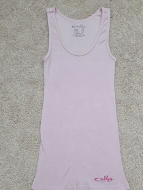 Oakley Light Pink Ribbed Tank